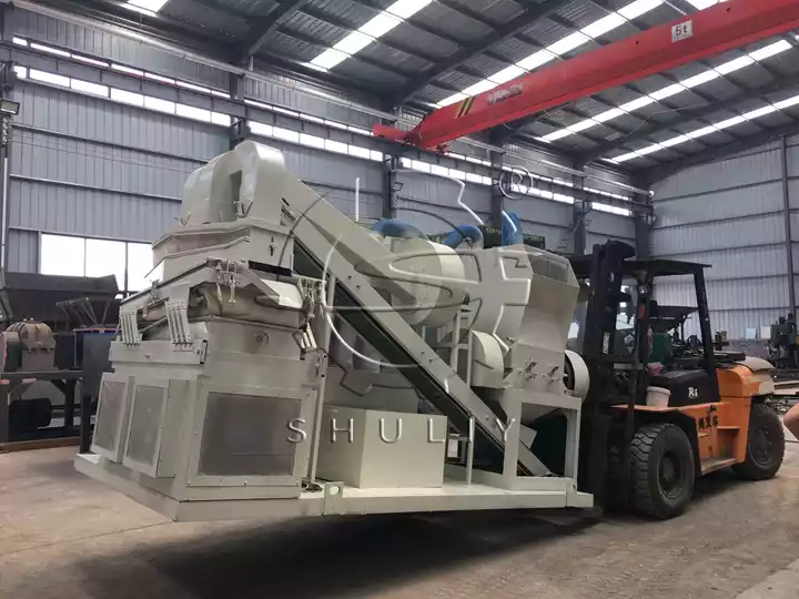 copper recycling machine packing site