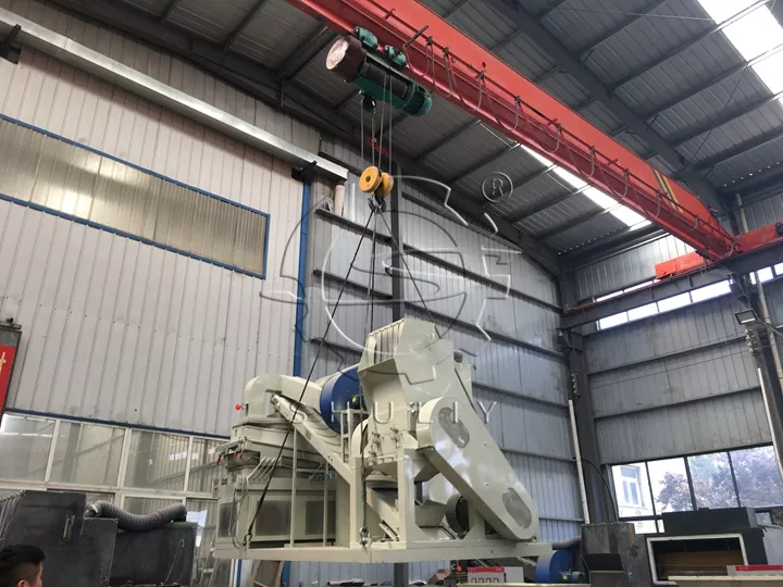 copper wire granulator machine loading site