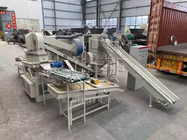 copper wire shredder recycling machine