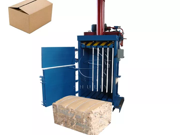 hydraulic cardboard baler