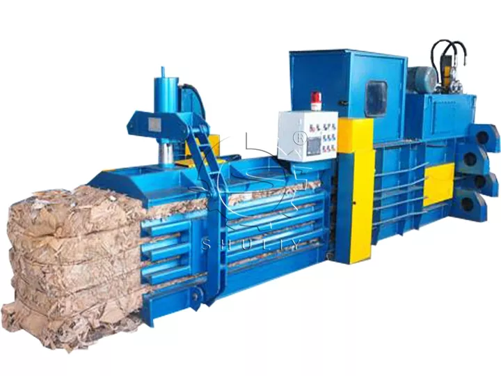 hydraulic carton baler machine