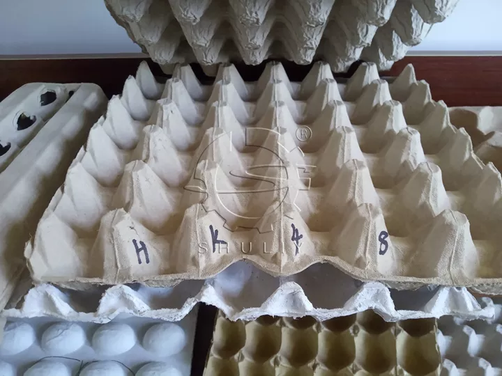 products from egg tray machine