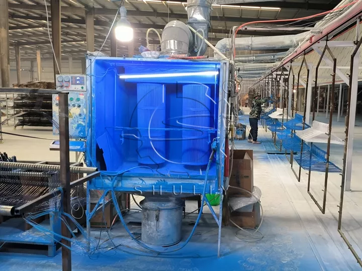 hanger spraying machine