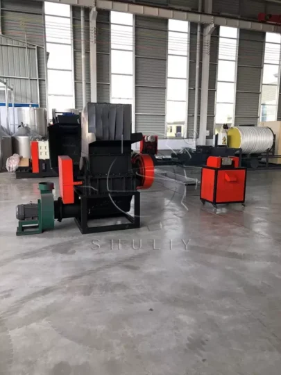 plastic pelletizing recycling line for sale