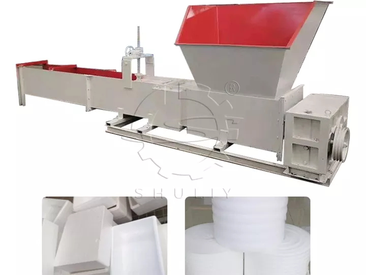 vertical EPS foam compactor machine