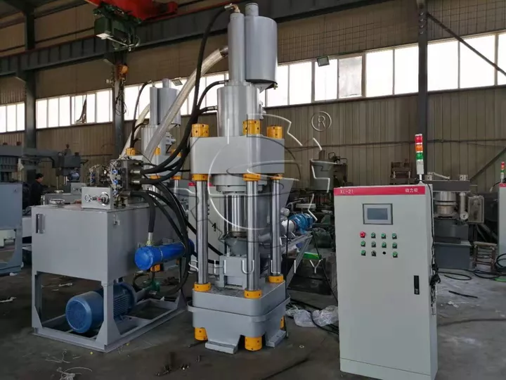 vertical scrap metal briquette machine