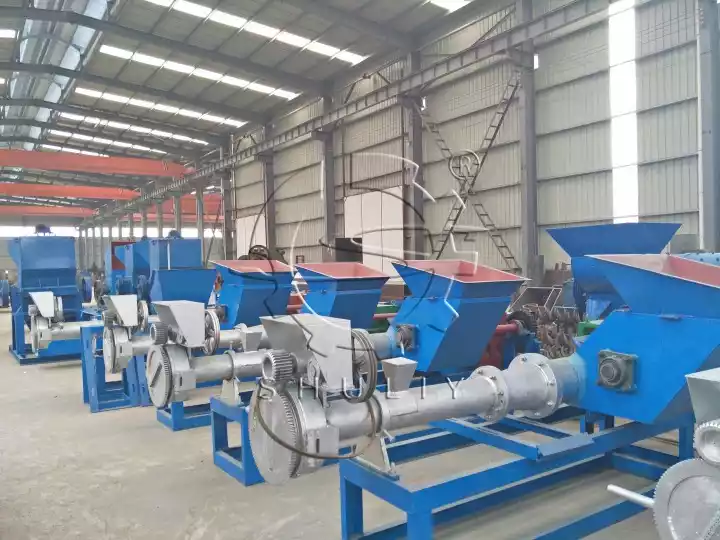 plastic recycling granulator machine