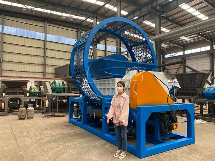 heavy duty tire crusher