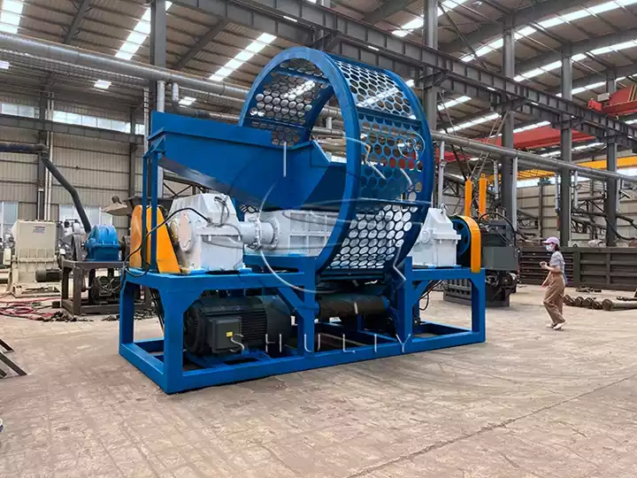 industrial tire shredder machine