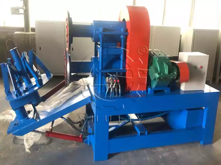 tire steel ring removing and cutting machine