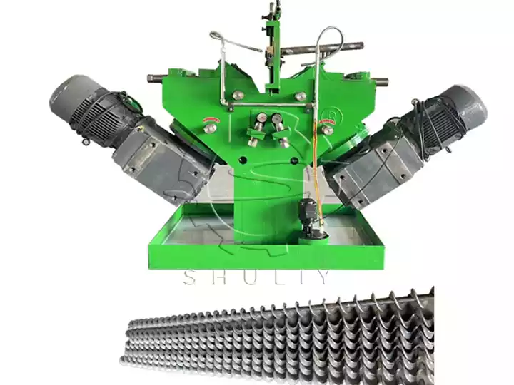 screw flight forming machine