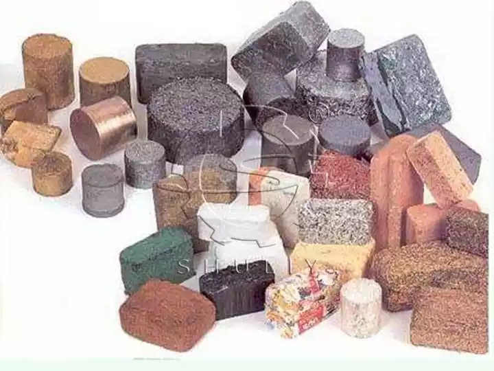 high‑density metal briquettes
