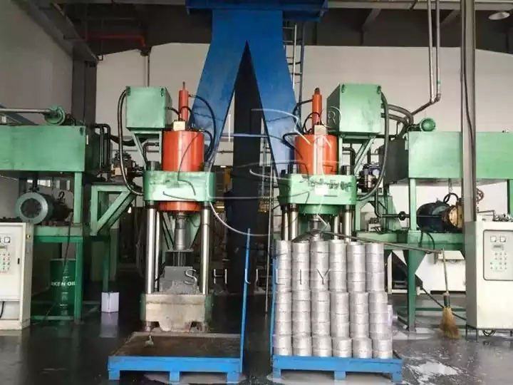 metal chips briquette machine