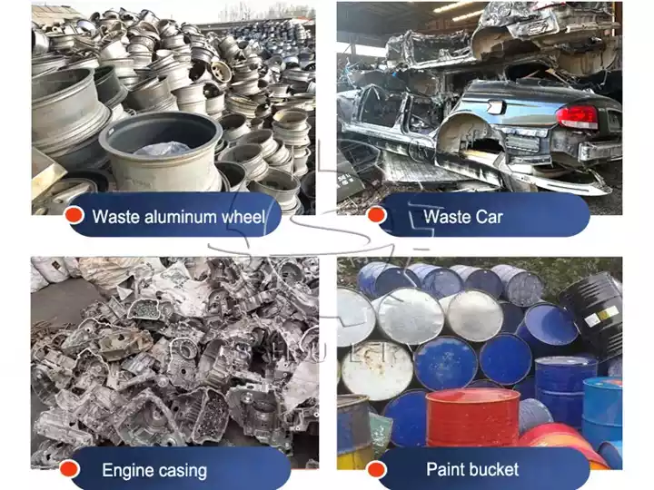 metal crushing and sorting line applications