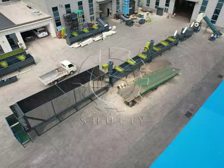 plastic recycling plant