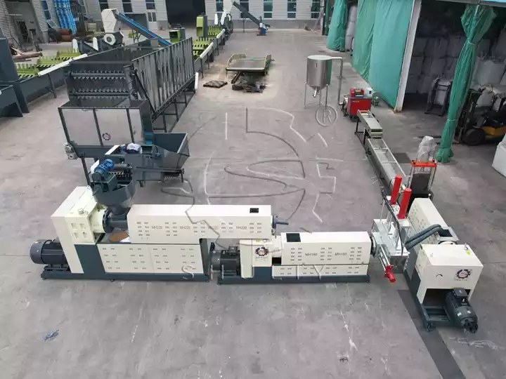 plastic waste recycling production line