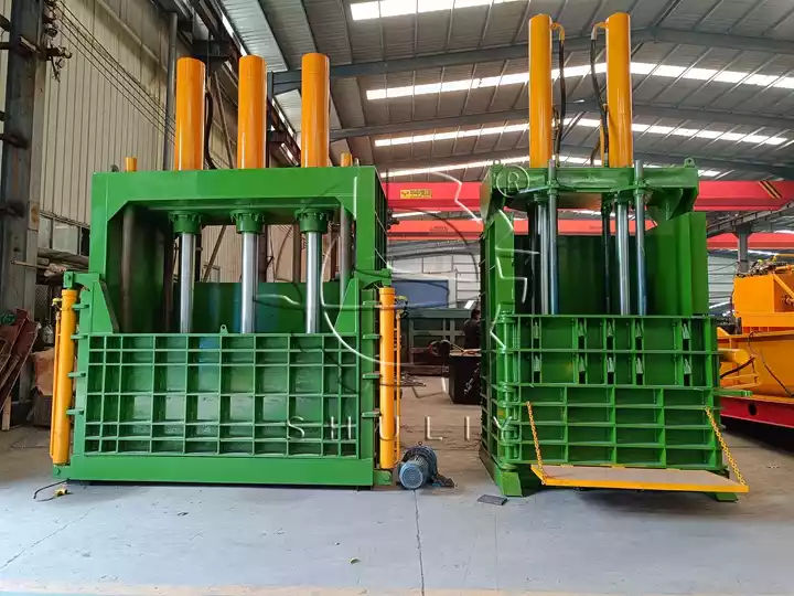 tire baler recycling machine