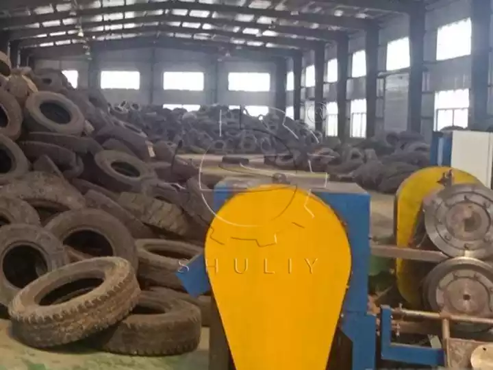 tire recycling factory