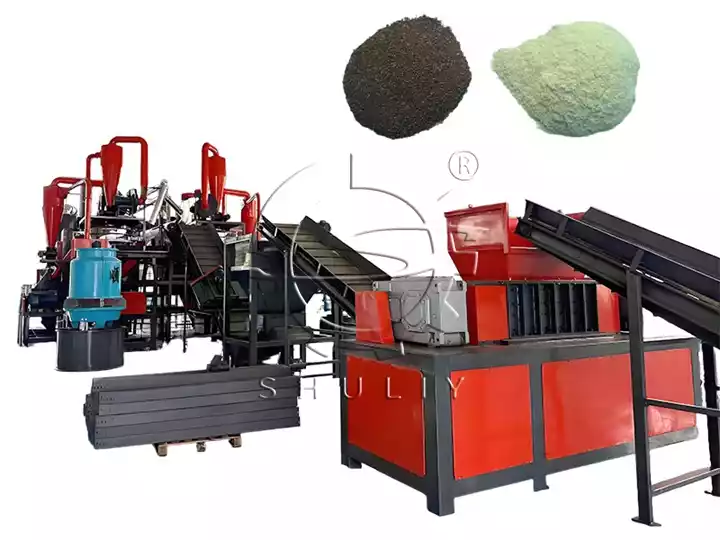 E-waste PCB recycling plant