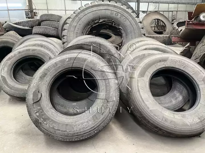 waste rubber tyres