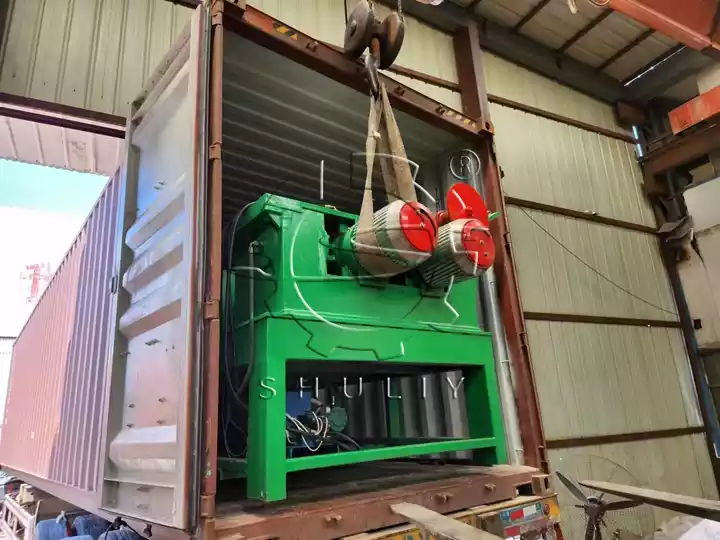 waste tire processing machine