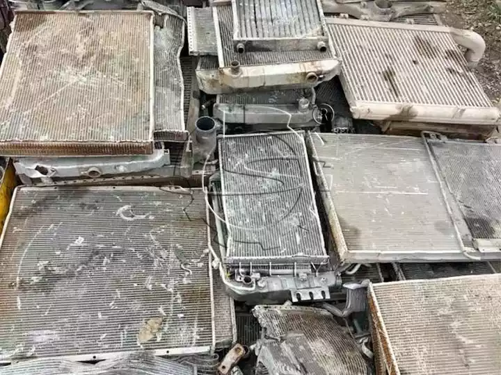 raw materials for copper and aluminum radiators recycling line