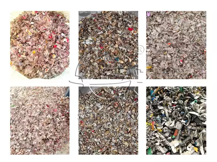 Scrap metal separation effect