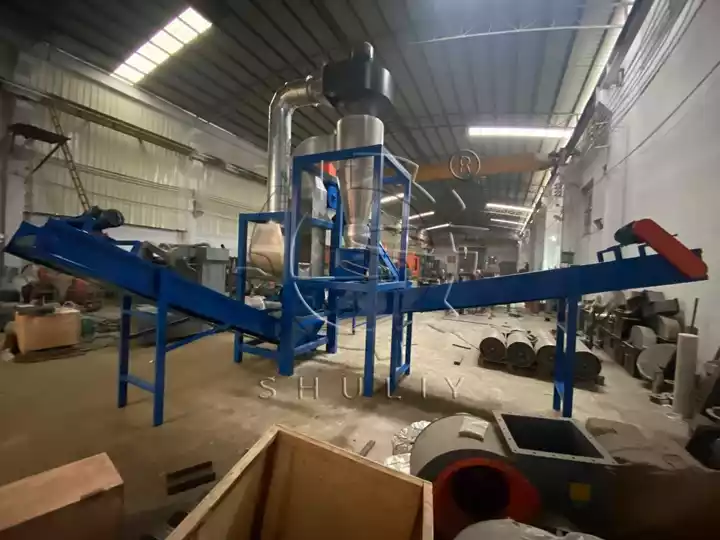 waste refrigerator recycling line
