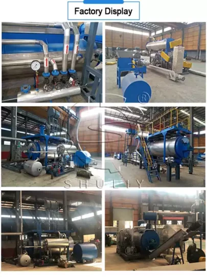 fish meal production line factory display