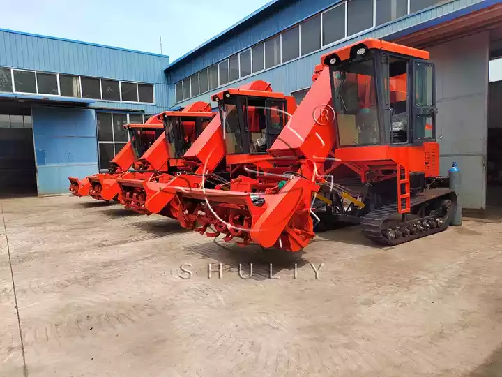 crawler salt harvester machines