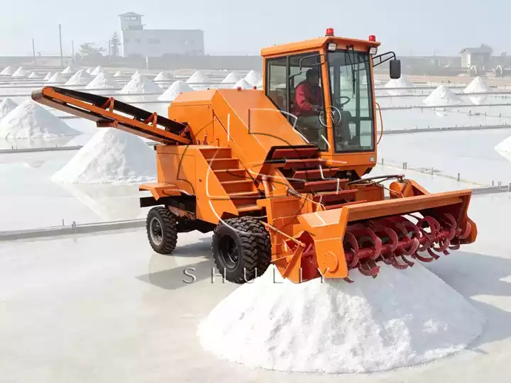 sea salt harvesting machine