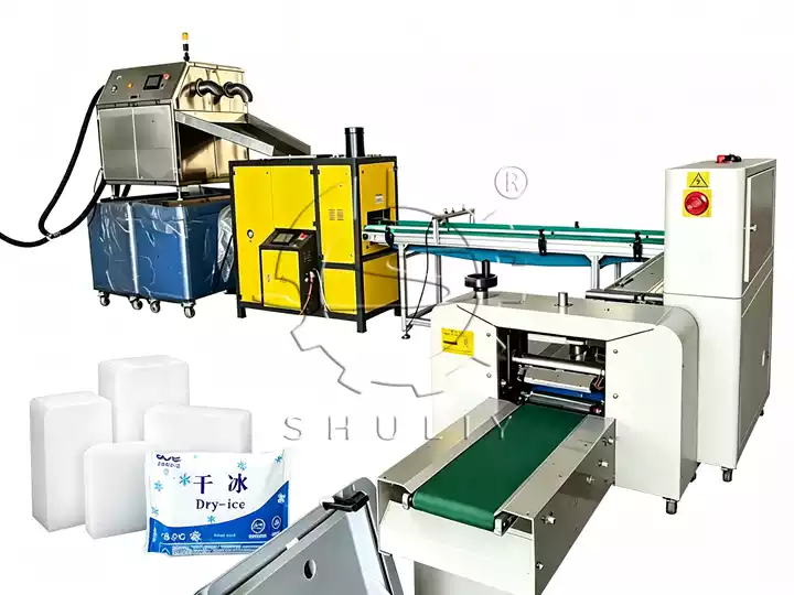 dry ice production line for blocks