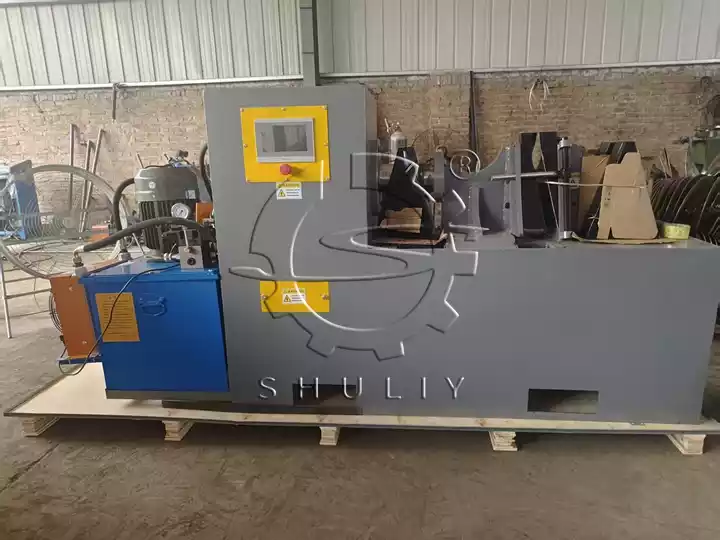 spiral auger flight forming machine