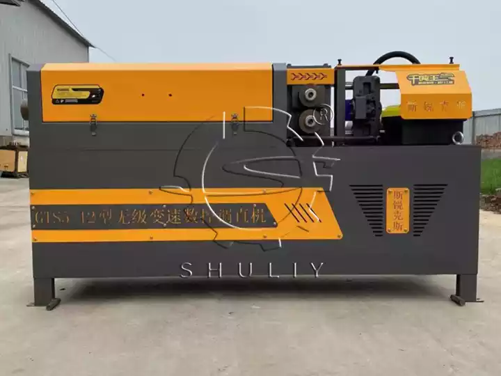 CNC rebar straightening and cutting machine