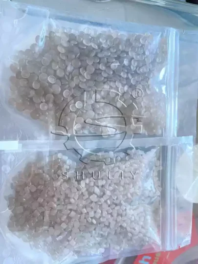 finished recycled plastic pellets