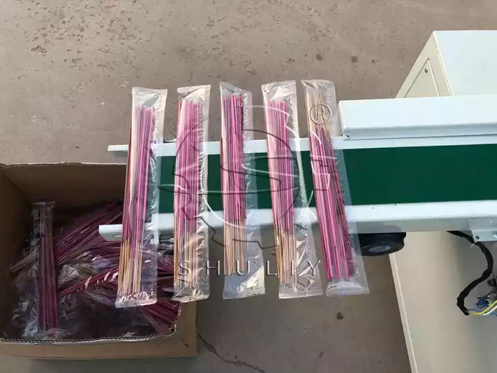 joss stick packing machine output