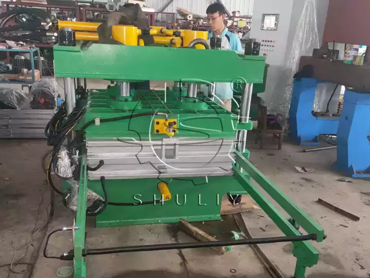 recycled rubber tile machine