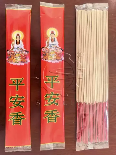 red package buddhist peace incense sticks