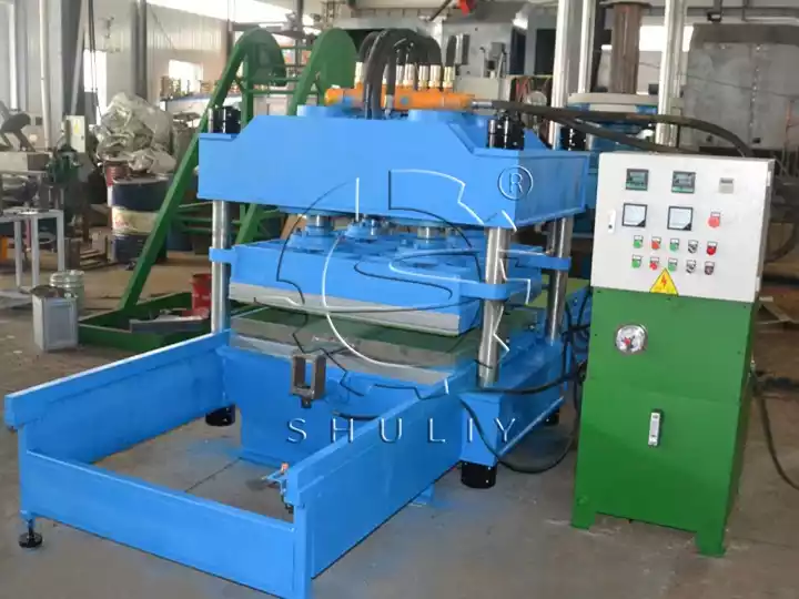 rubber tile vulcanizing press machine