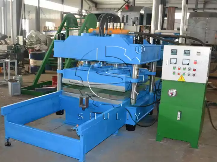 rubber tiles making machine