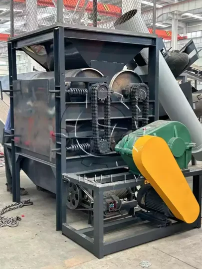 automatic cans flattening machine