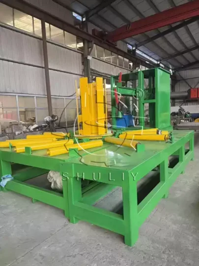 horizontal OTR tire disintegrator