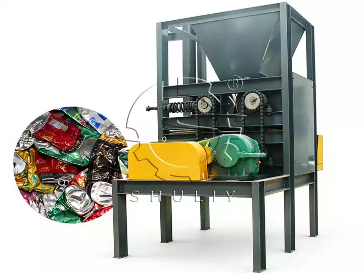 industrial can flattener for metal recycling