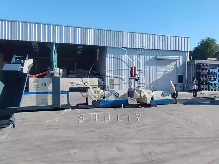 plastic pelletizing production line