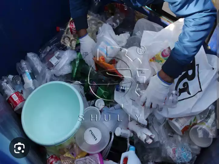 sorting hard plastic waste for recycling